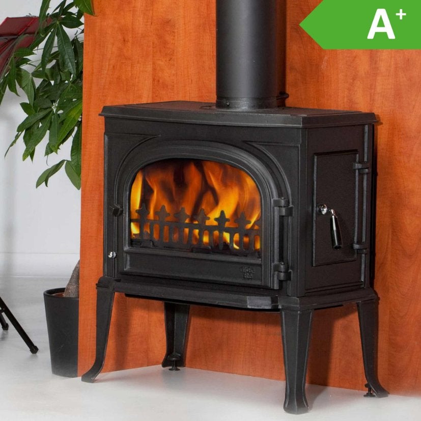 Poêle à bois Uranus I en fonte 55cm à bois ! OFFRE !, Neuf, Métal, Noir, Campagnard