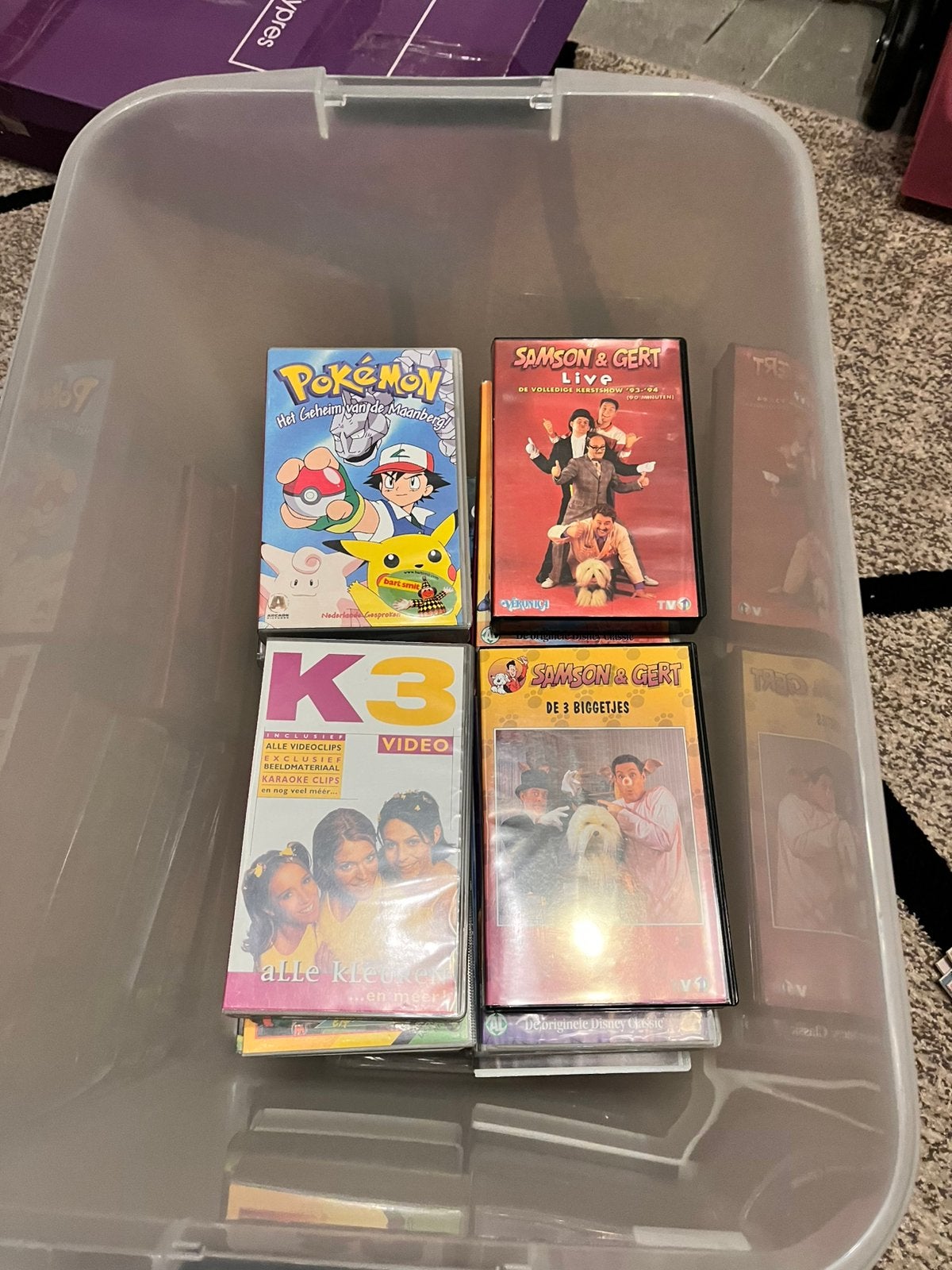 Nostalgische VHS videobanden pakket, Enlèvement, Comme neuf, VHS