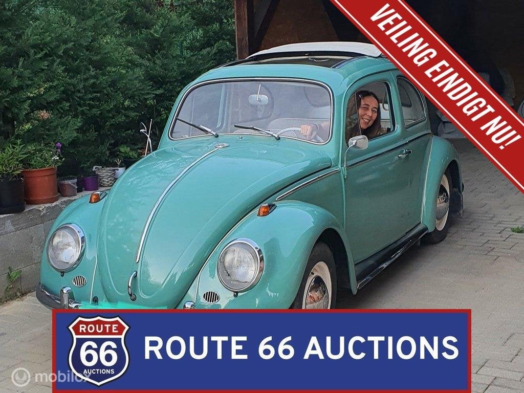 Volkswagen Beetle | 1962 | Route 66 Auctions, Volkswagen, Zwart, Bedrijf, Handgeschakeld
