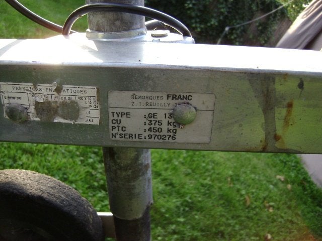 Kar (100€) voor Quad ,mini tractor ,auto. Gegalvaniseerd., Ophalen, Gebruikt