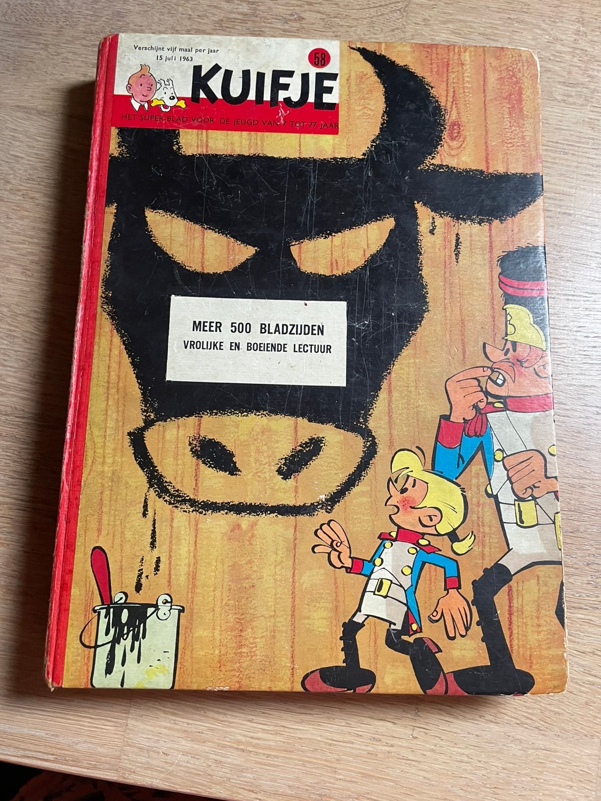 Hardcover verzamelbundel Kuifje nr 58 - jaar 1963, Une BD, Enlèvement ou Envoi, Comme neuf