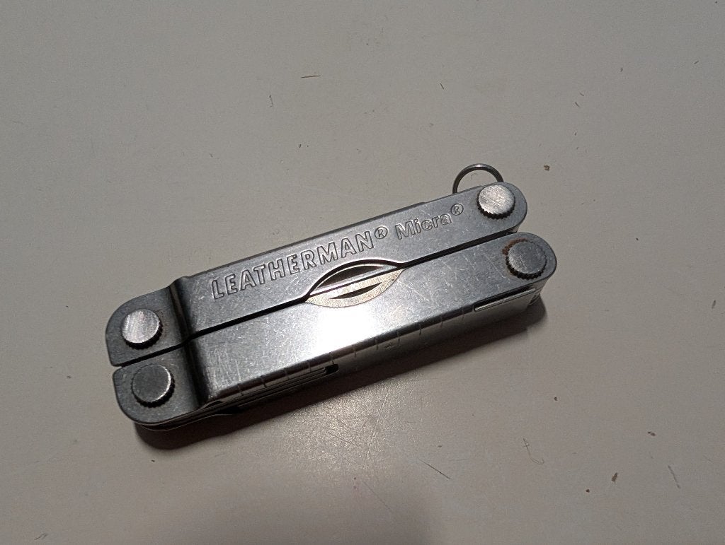 Leatherman Micra multitool, Caravans en Kamperen, Ophalen of Verzenden, Zo goed als nieuw