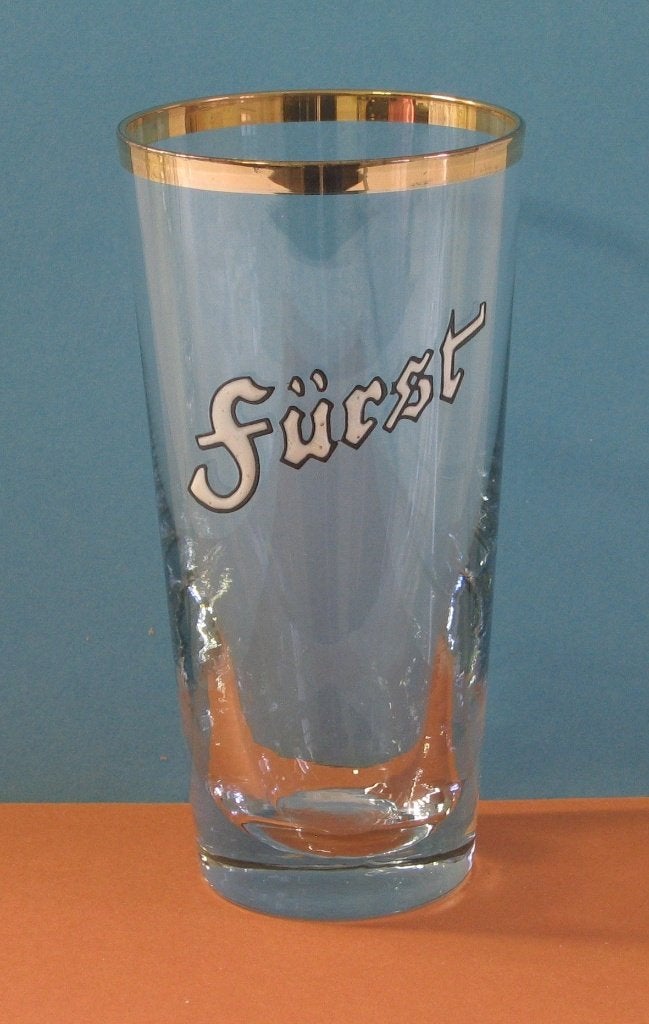 BIERGLAS FURST -  EMAIL 282, Verzamelen, Biermerken, Ophalen, Gebruikt, Glas of Glazen, Overige merken