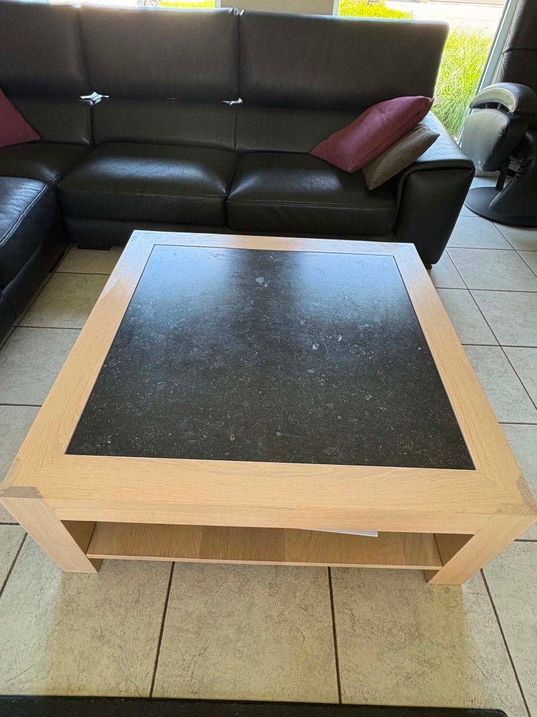 salontafel, Maison & Meubles, Tables | Tables de salon, 50 – 75, 50 à 100 cm, Carré, Enlèvement