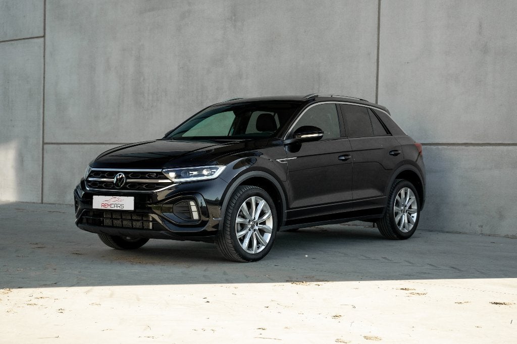 Volkswagen T-Roc | R-line | BTW-wagen | Garantie, Stof, 1498 cc, 4 cilinders, Zwart