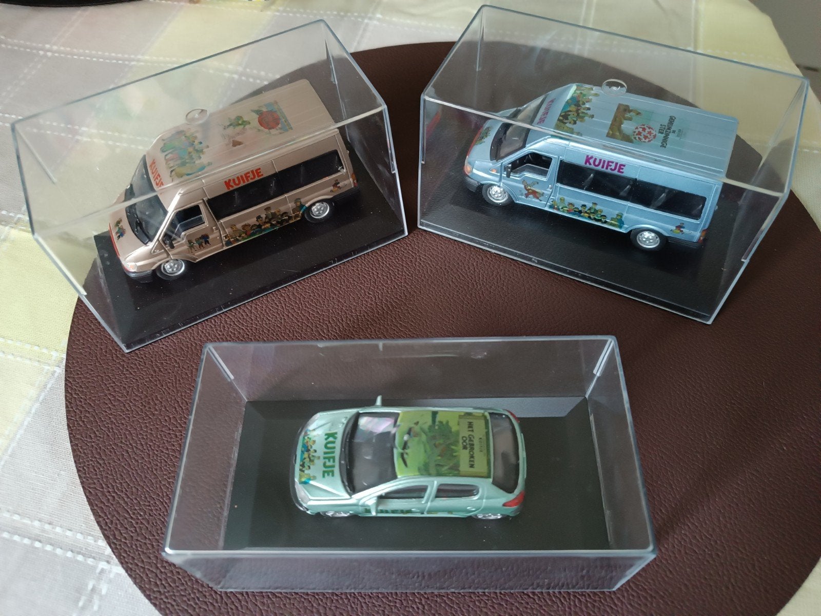 3 auto 's met afbeelding van Kuifje, Ophalen of Verzenden, Auto