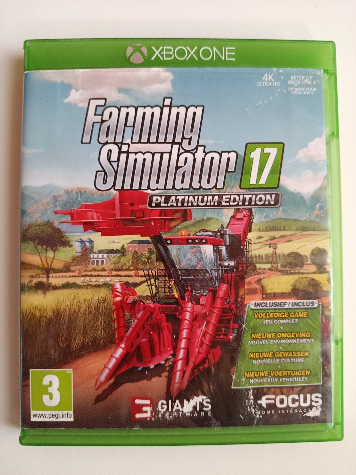 Farming Simulator 17 platinum edition Xbox One game, Games en Spelcomputers, Games | Xbox One, Ophalen of Verzenden
