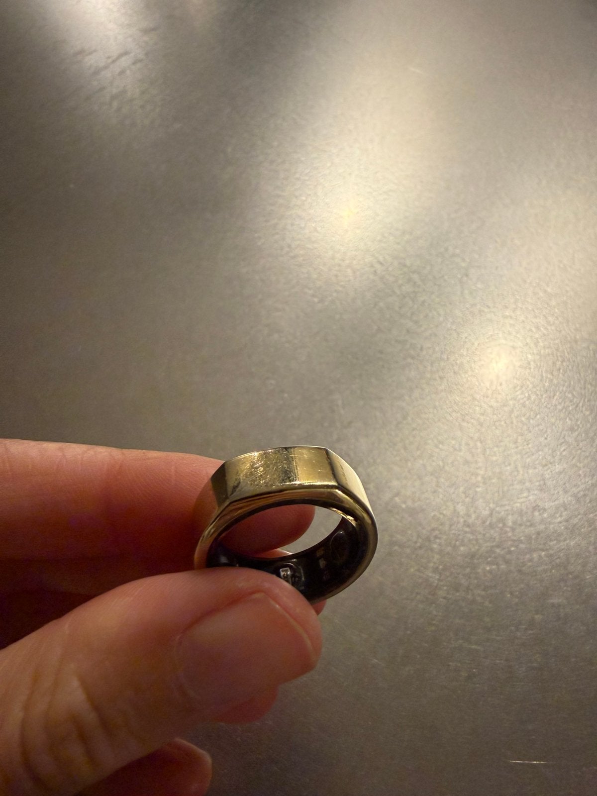 Oura ring, Bijoux, Sacs & Beauté, Enlèvement ou Envoi, Utilisé, Or, Femme ou Homme