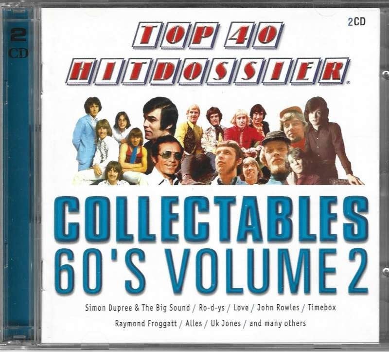 2 CD Top 40 Hitdossier Collectables 60's Volume 2, CD & DVD, Pop rock, Enlèvement ou Envoi, Comme neuf, Compilation
