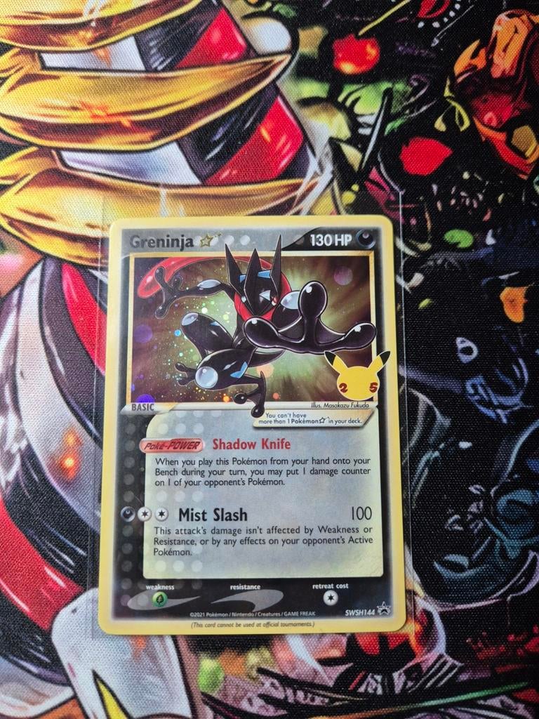 Greninja goldstar, Hobby en Vrije tijd, Verzamelkaartspellen | Pokémon, Ophalen of Verzenden