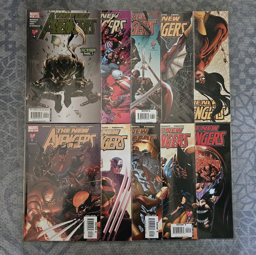 the New Avengers (vol.1) #11-20 (2005), Amerika, Complete serie of reeks, Ophalen of Verzenden, Zo goed als nieuw