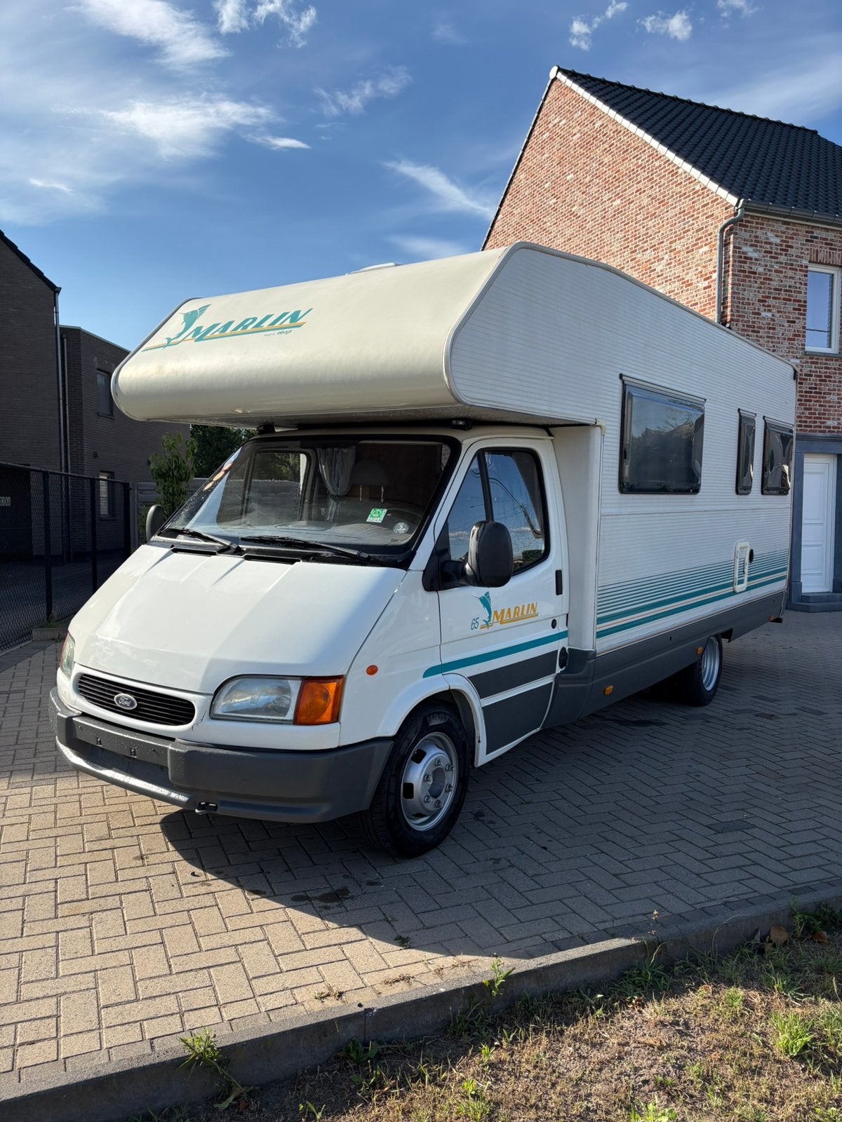 Superstructure du Ford Transit 2.5D Elnagh, Caravanes & Camping, Camping-cars, Autres marques, 6 à 7 mètres, Boîte manuelle, Réfrigérateur
