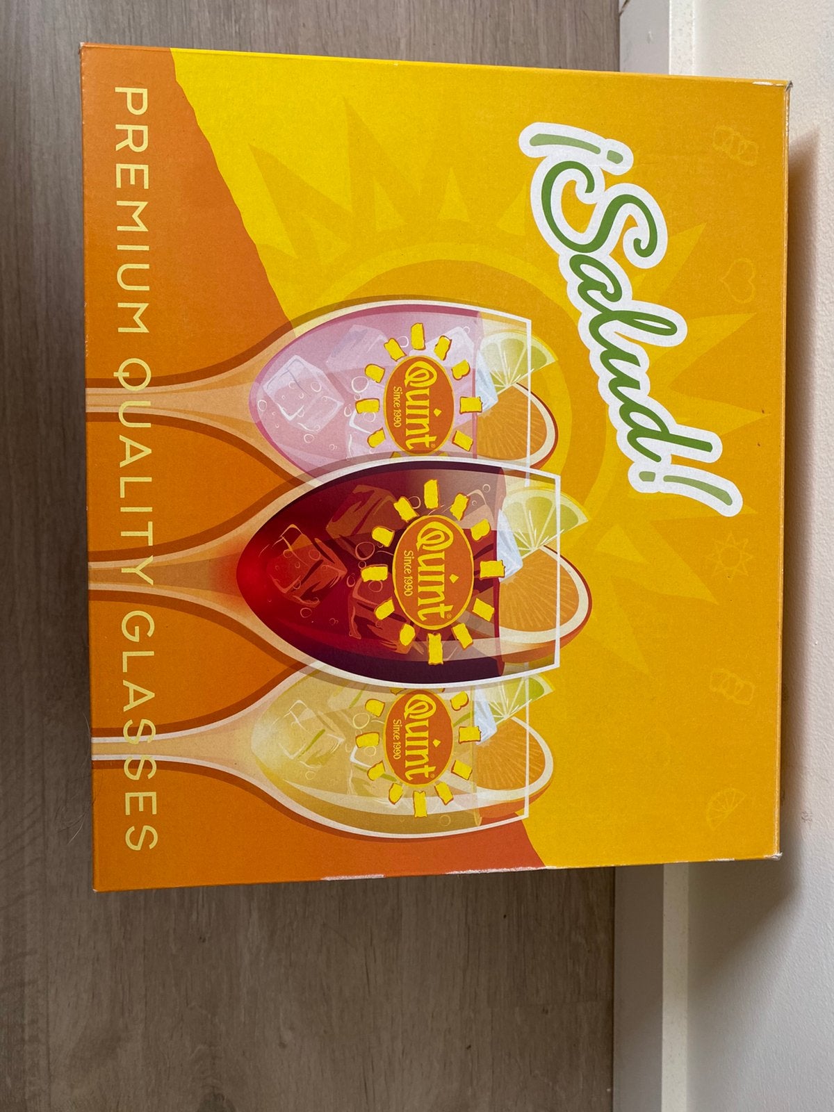 6 glazen nieuw van quint ( nieuw), Verzamelen, Ophalen, Nieuw
