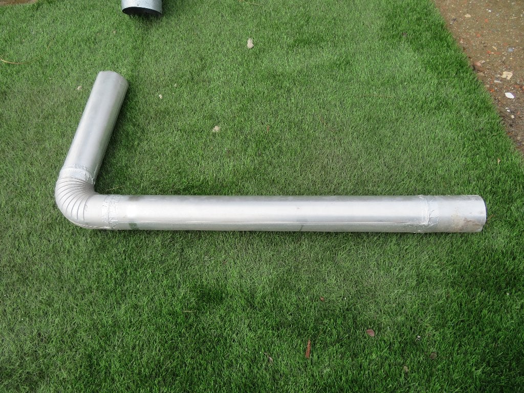 Buizen en pijpen gebruikt voor mazoutkachel, Bricolage & Construction, Tuyaux & Évacuations, Enlèvement, Utilisé, Aluminium, Autres types
