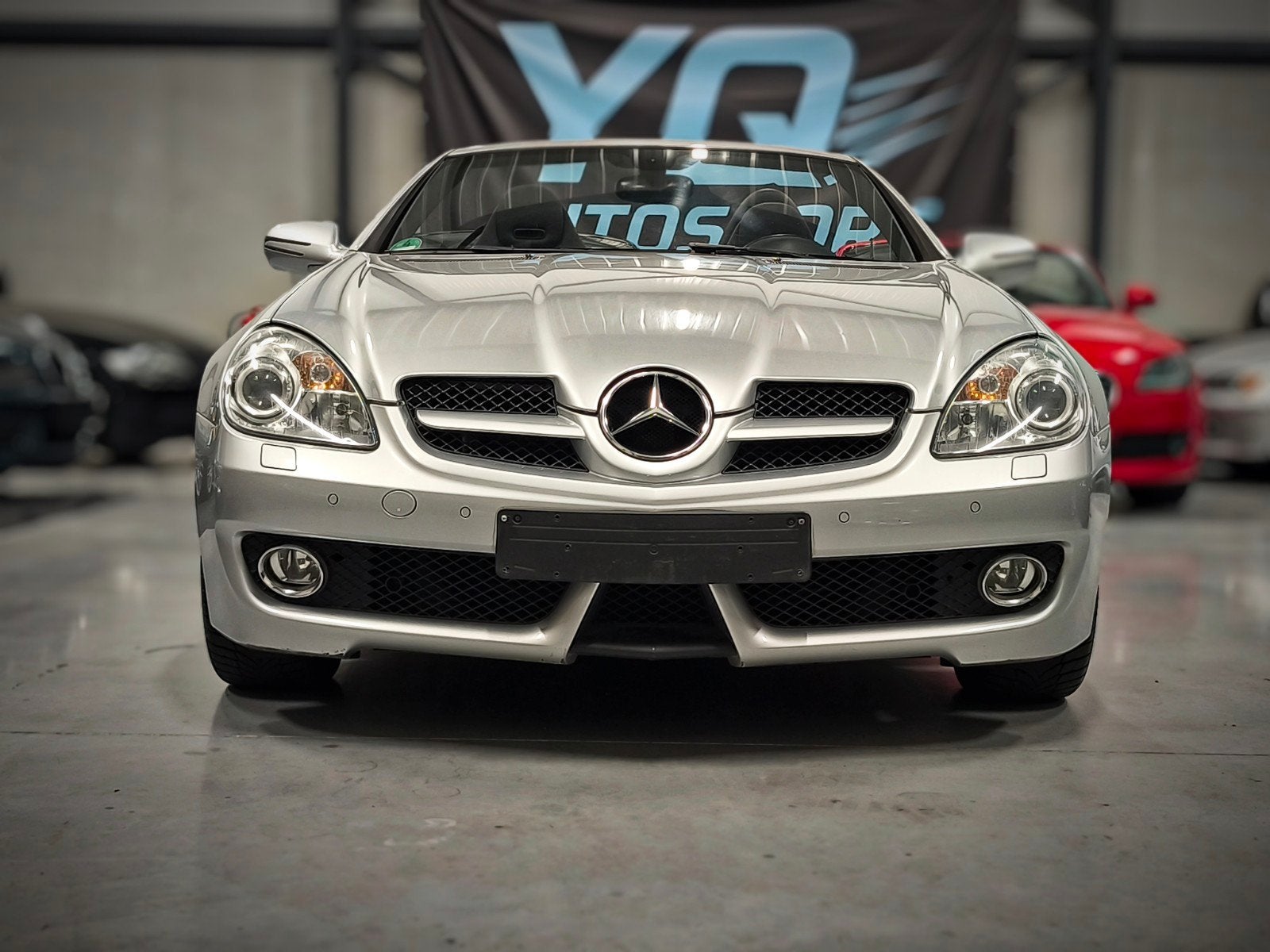 mercedes-benz SLK 200 AMG, Autos, Cuir, Argent ou Gris, Achat, 135 kW