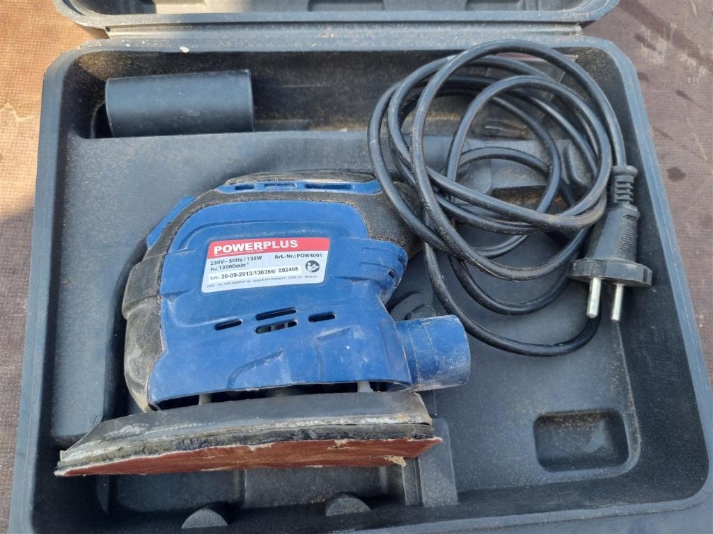 schuurmachine powerplus, Ophalen of Verzenden, Gebruikt, Minder dan 600 watt, Vlakschuurmachine