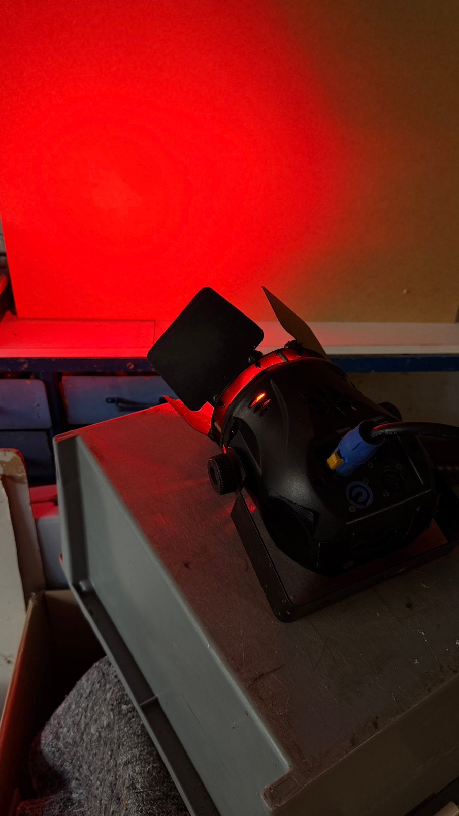 RGBW led spot , 7x 10 w, Muziek en Instrumenten, Ophalen, Zo goed als nieuw
