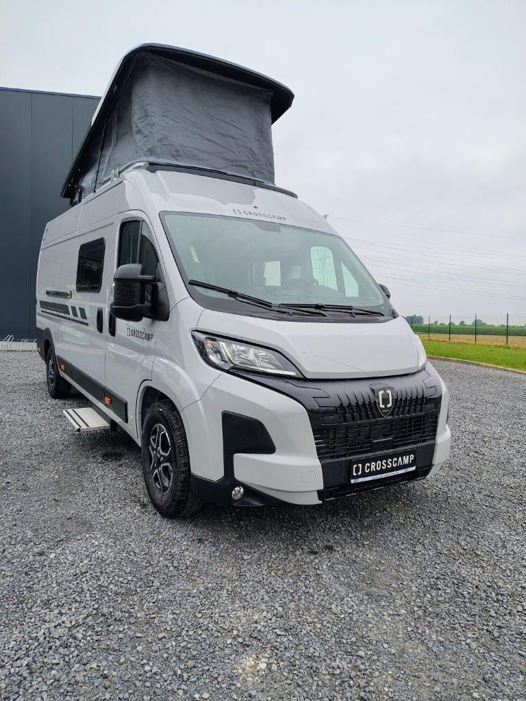 Crosscamp 6.4 EF – Lengtebedden - Pop-up, Caravanes & Camping, Camping-cars, Marchepied électrique, 6 à 7 mètres, Diesel, Réfrigérateur