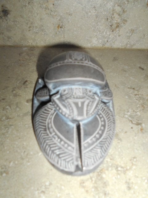Prachtige scarabee - Egyptisch, Antiek en Kunst, Ophalen of Verzenden