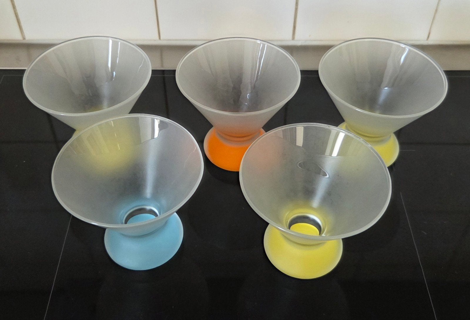 lot de coupes à glace ou verres à cocktail, Enlèvement