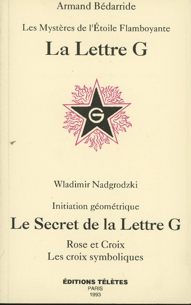 A. Bedarride La Lettre G, Ophalen of Verzenden, Zo goed als nieuw