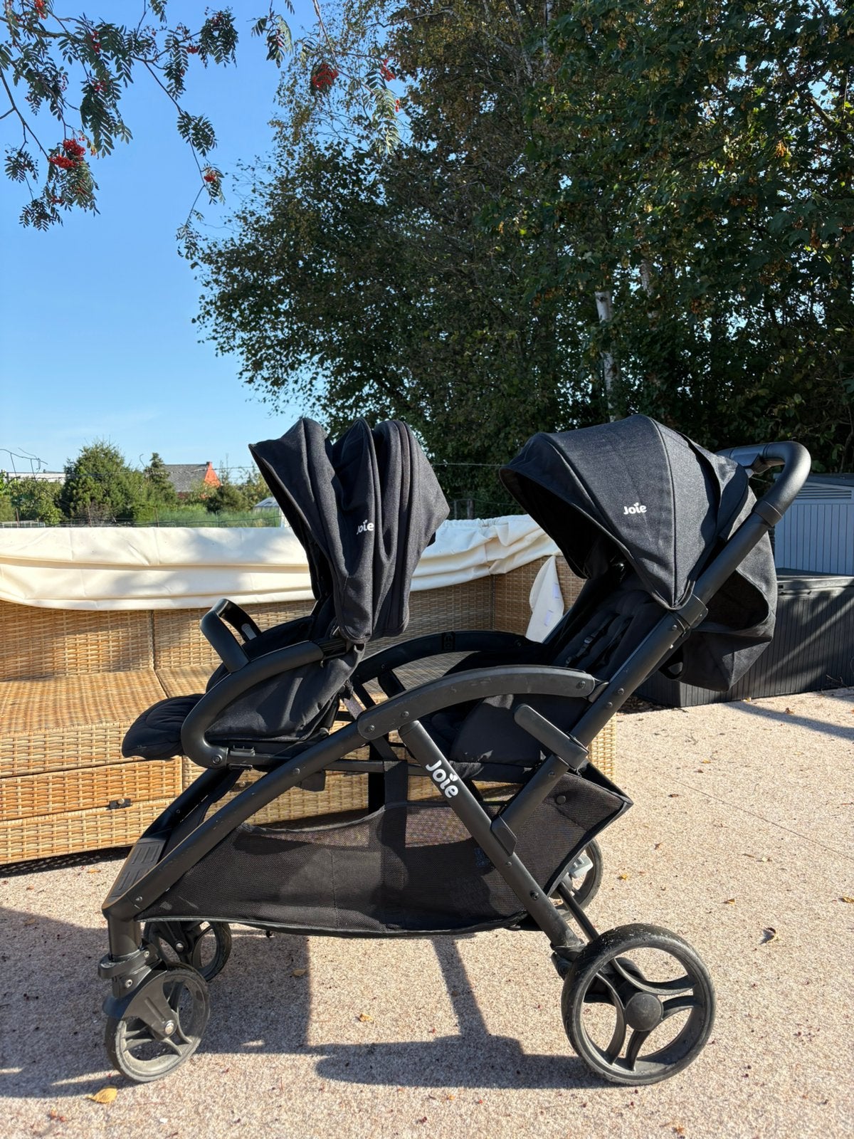 Joie Evalite Duo – dubbele buggy/kinderwagen, Kinderen en Baby's, Ophalen, Zo goed als nieuw, Overige merken, Duomodel