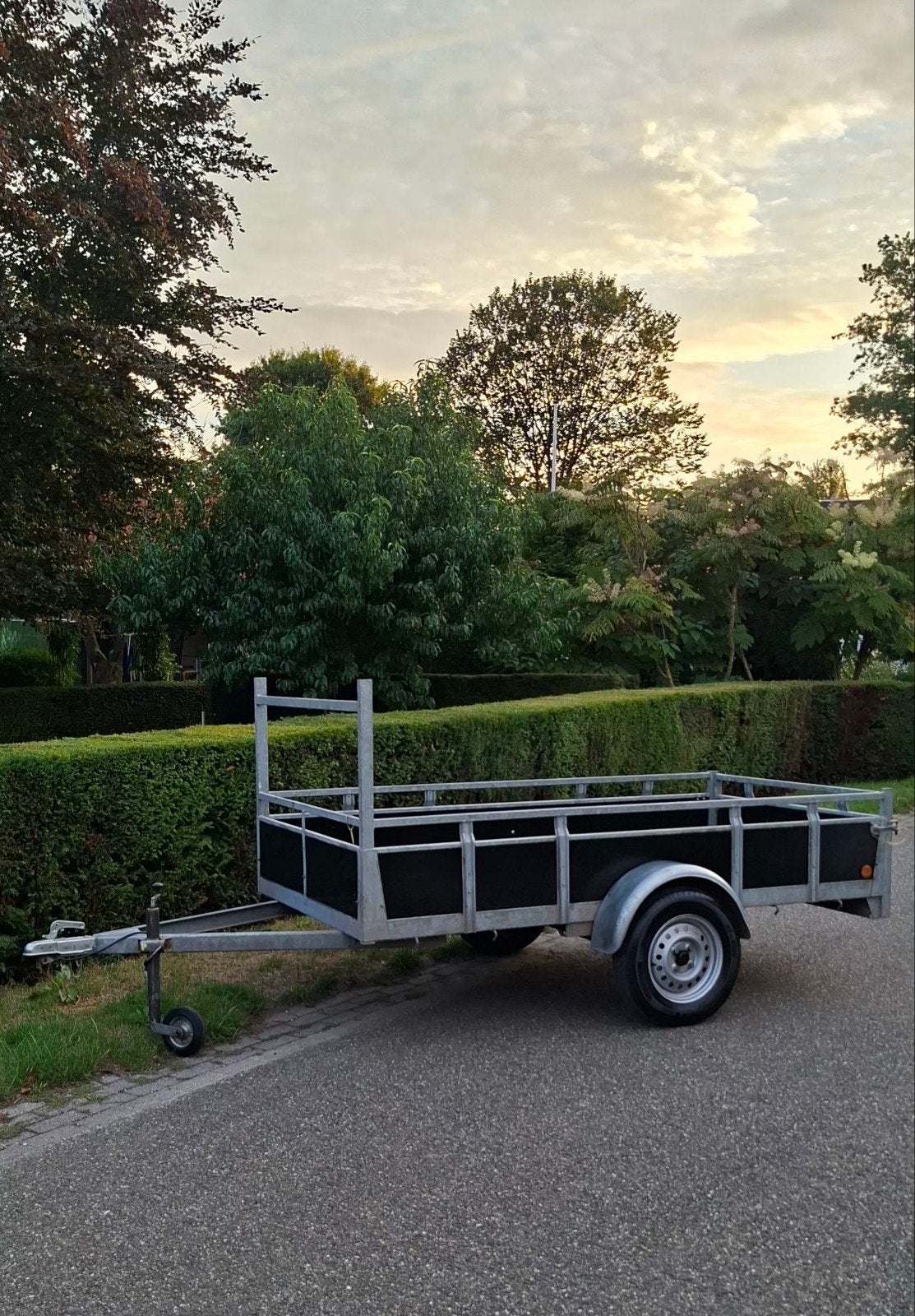 Aanhanger Enkelasser Aanhangwagen, Ophalen