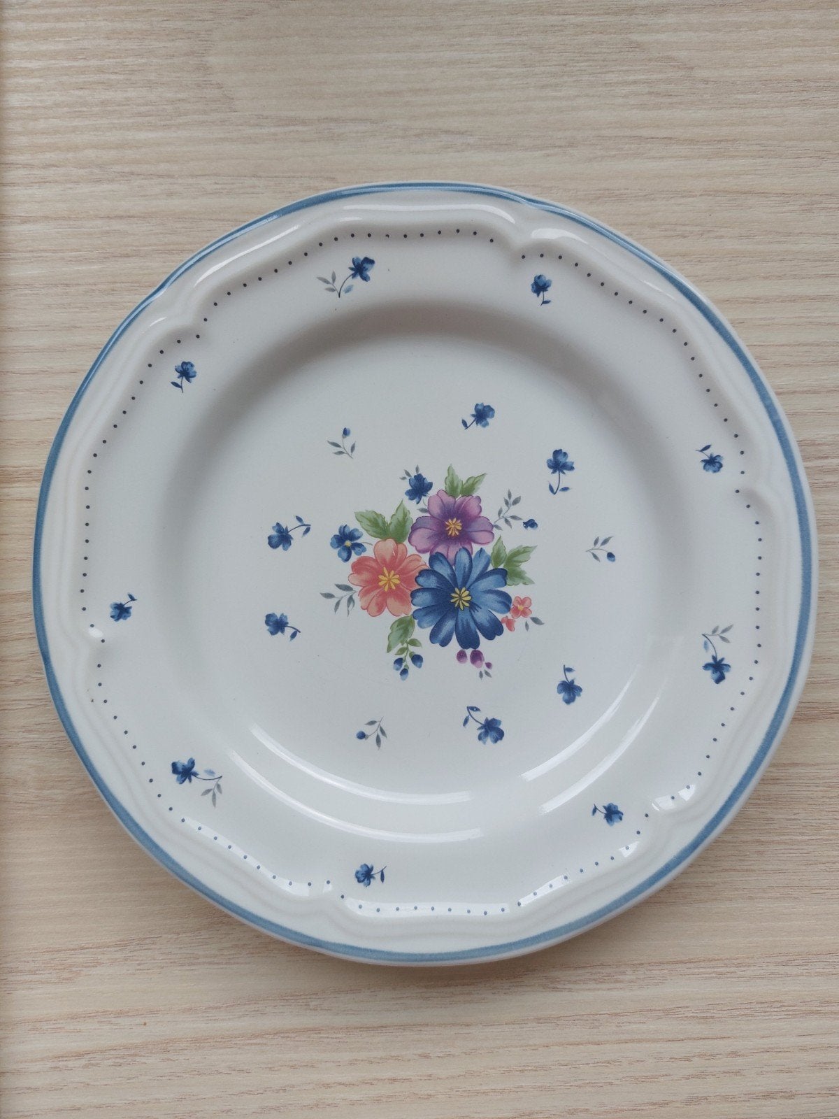 Dessertbordjes Provincial Bouquet, Ophalen