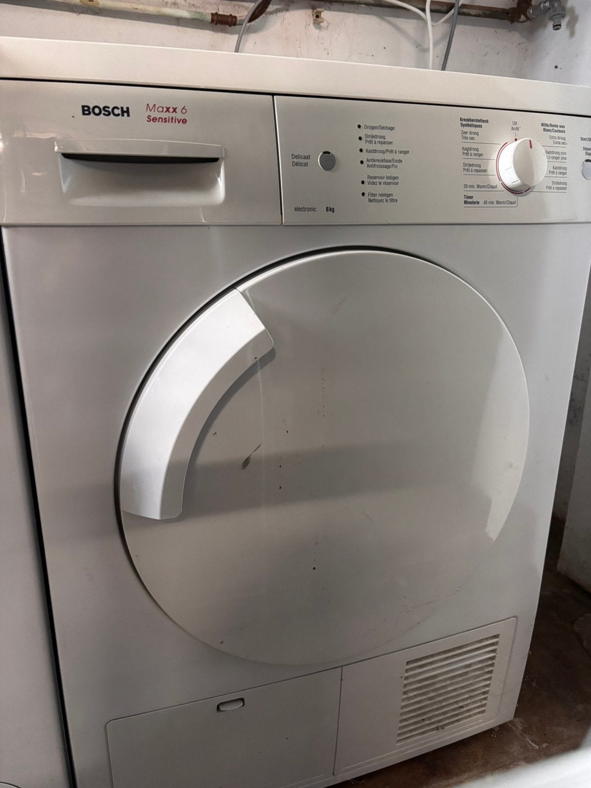 Droogkast bosh Maxx 6, Ophalen, Gebruikt, Voorlader, Condens