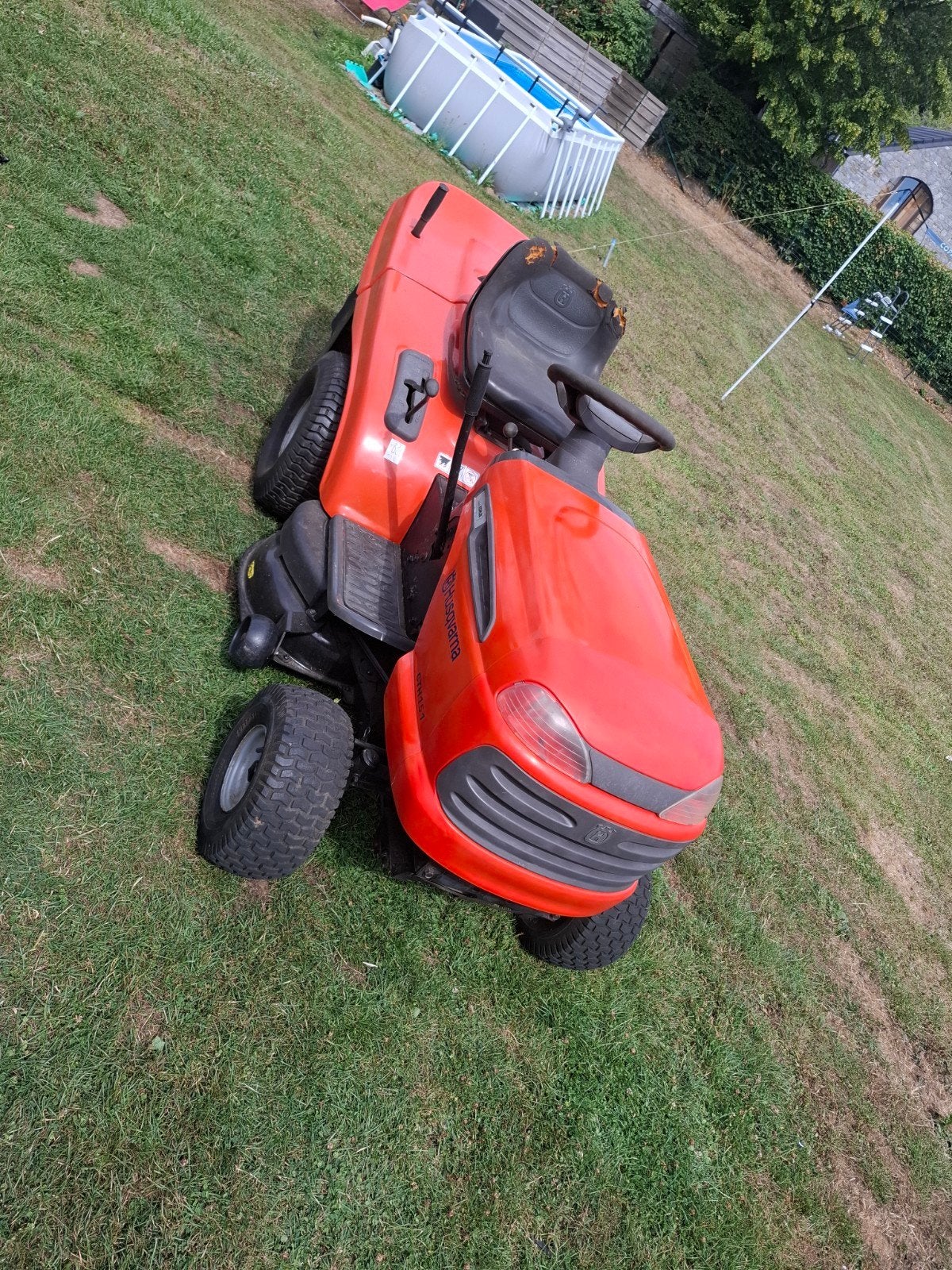tracteur tondeuse husqvarna, Enlèvement