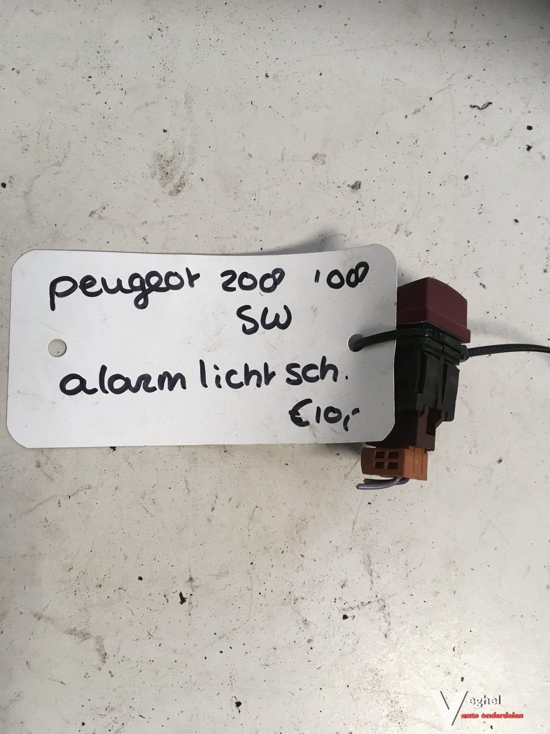 Peugeot 208 sw 2008 Alarmlichtschakelaar, -, Utilisé, -, -