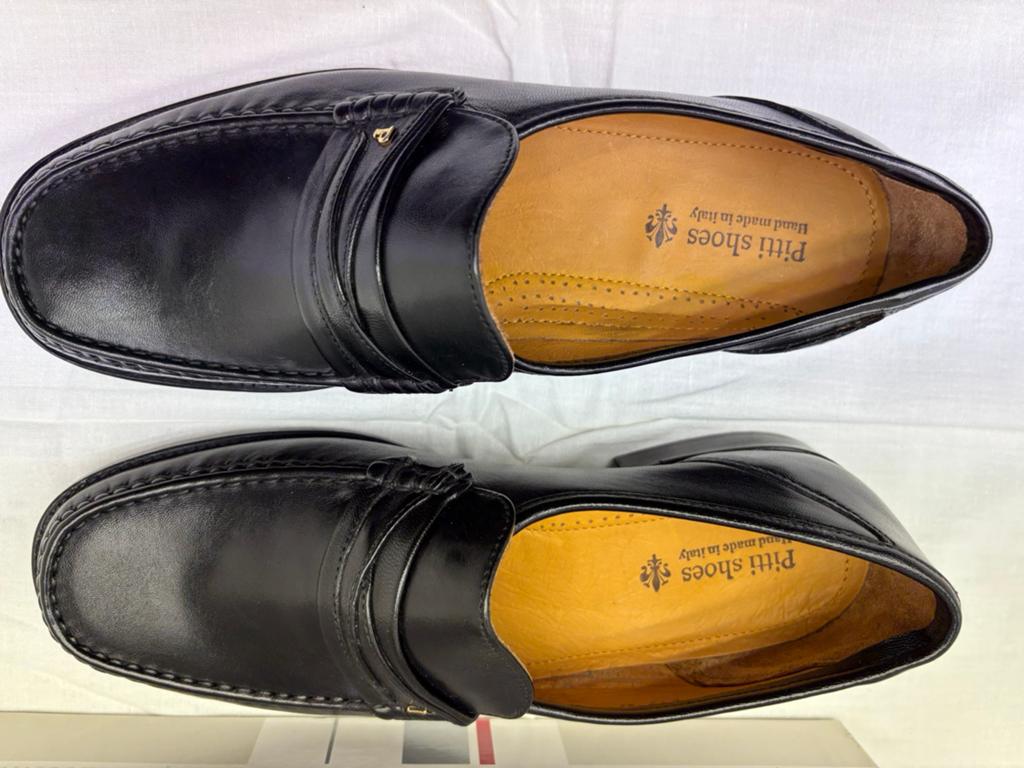 Pitti shoes handmade in Italy, maat 42, vol leder, nieuw, Kleding | Heren, Schoenen, Loafers, Zwart, Nieuw, Ophalen of Verzenden