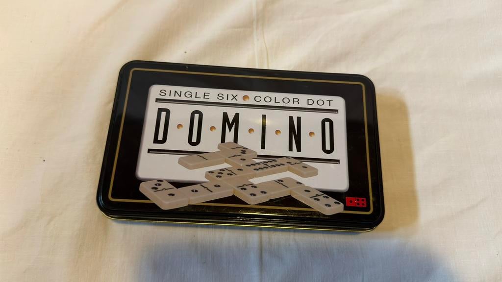 Domino Stenen! Antiek! Gemaakt van echt steen! Compleet!, Ophalen of Verzenden