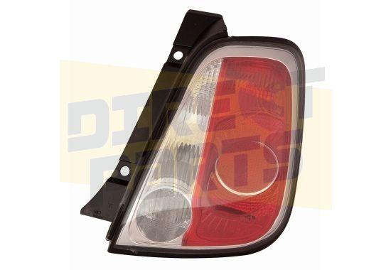 Fiat 500 (9/07-10/15) (312) Achterlicht R (500S/Zwarte Rand), Auto-onderdelen, Verlichting, Fiat, Nieuw, Ophalen of Verzenden