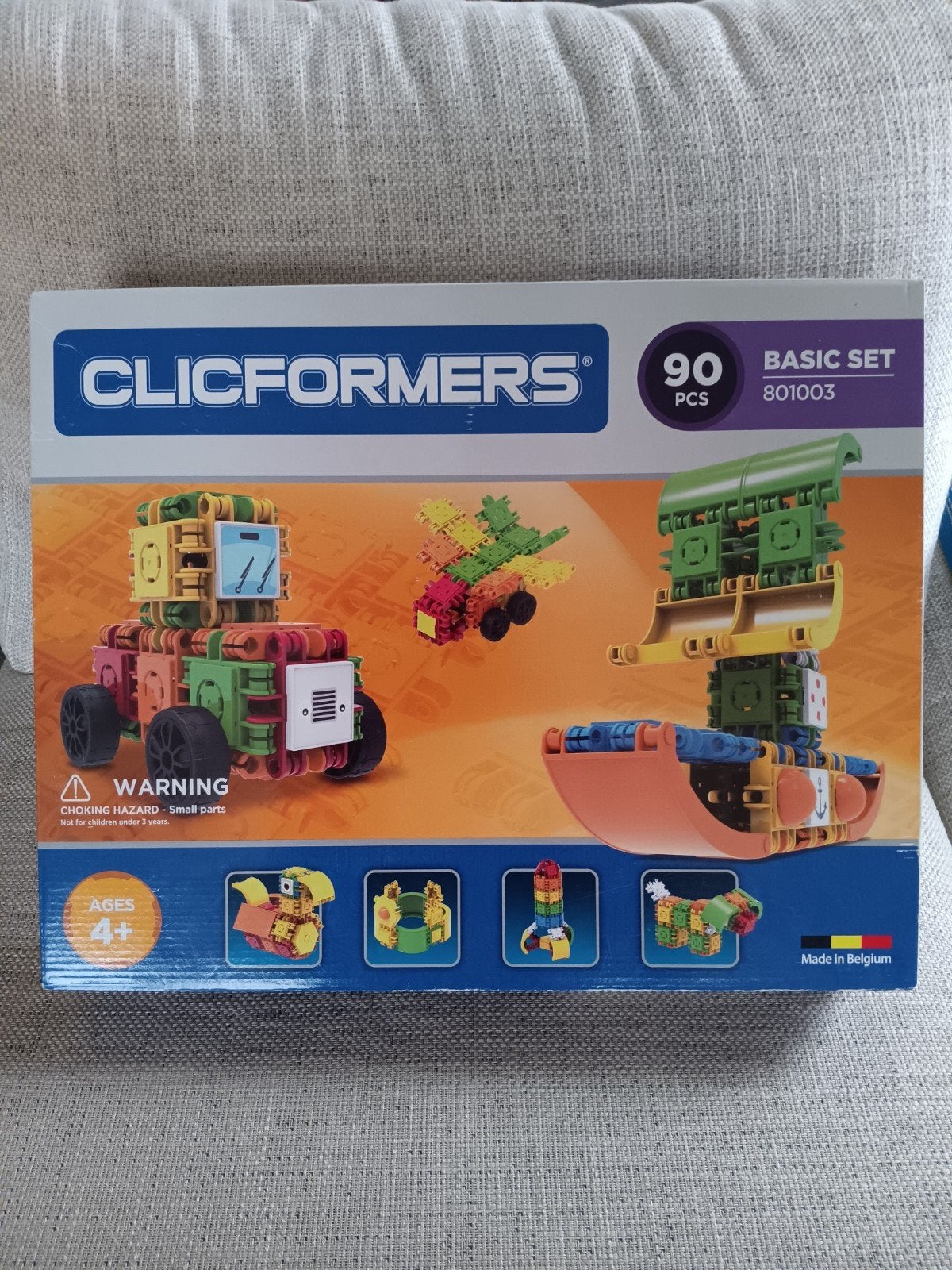 Constructiespeelgoed Clicformers basisset 90 stuks, Kinderen en Baby's, Ophalen, Zo goed als nieuw, Overige merken