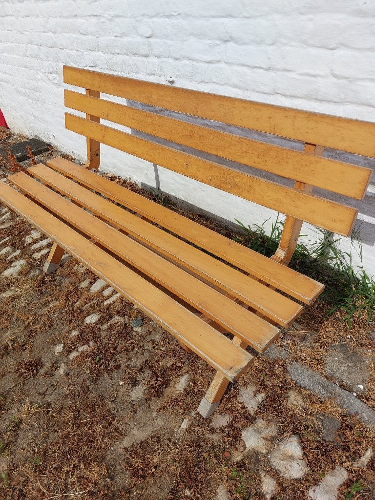 Houten tuinbank, Tuin en Terras, Ophalen, Hout
