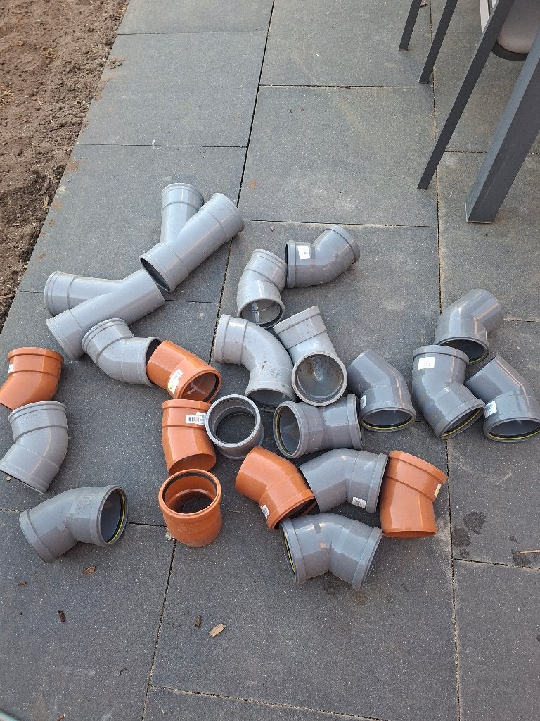 Pvc bochten, Doe-het-zelf en Bouw, Ophalen, Bochten, PVC, Nieuw