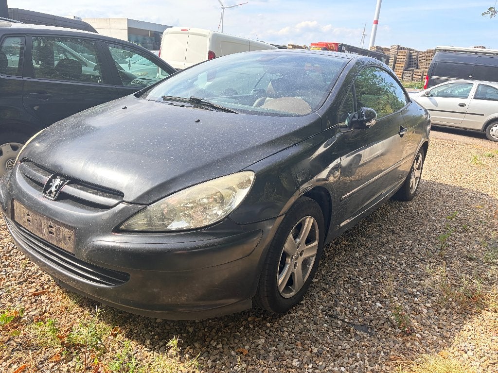 Peugeot Cabrio 1.6 Benzine – Rijdt & schakelt goed – €800, Autos, Cabriolet, Boîte manuelle, Noir, 1587 cm³