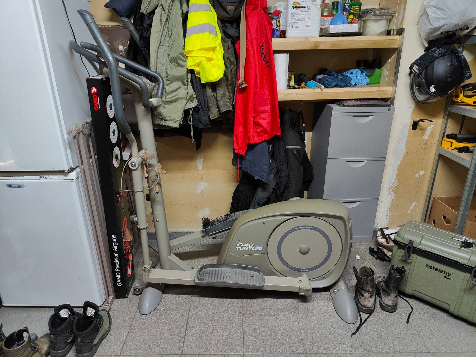 crosstrainer, Enlèvement