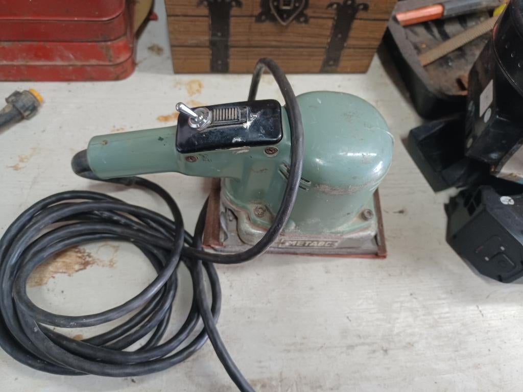 2026046: Metabo vlakschuurmachine, Doe-het-zelf en Bouw, Gereedschap | Schuurmachines, Ophalen of Verzenden, Gebruikt, Vlakschuurmachine