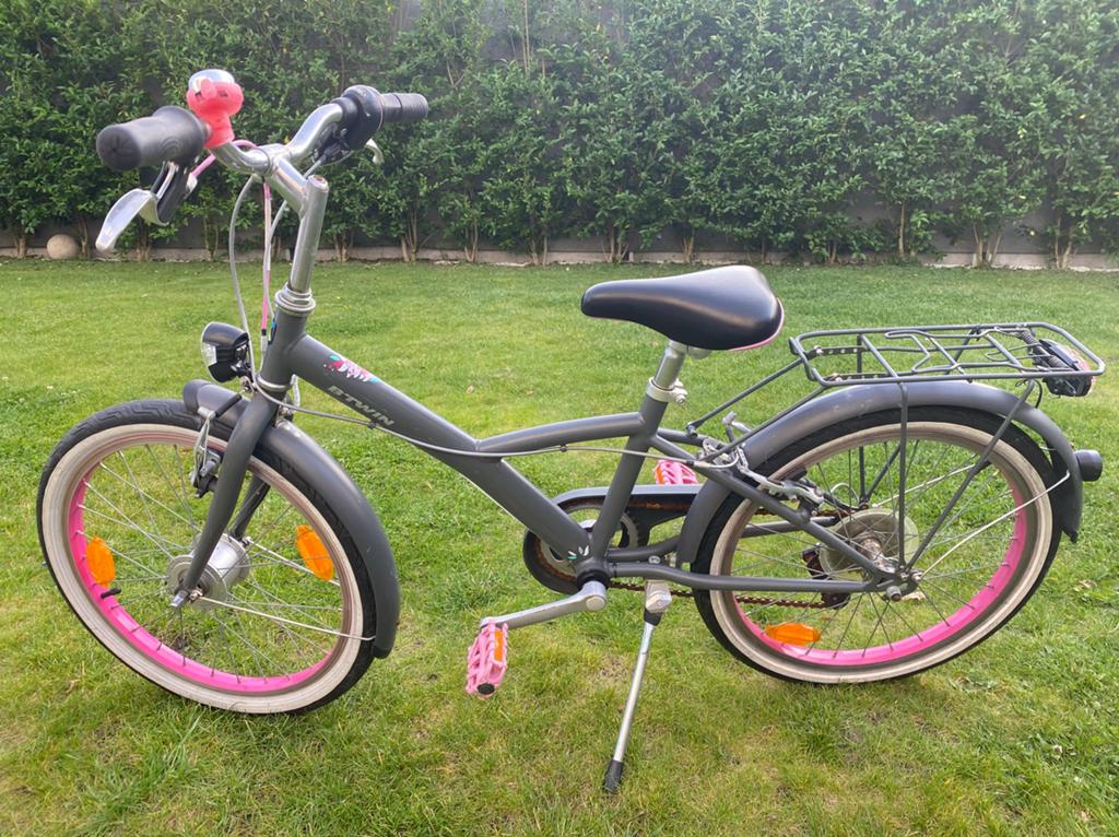 Meisjesfiets B’twin 20inch, Frein sur jante, 20 pouces, Enlèvement, Utilisé
