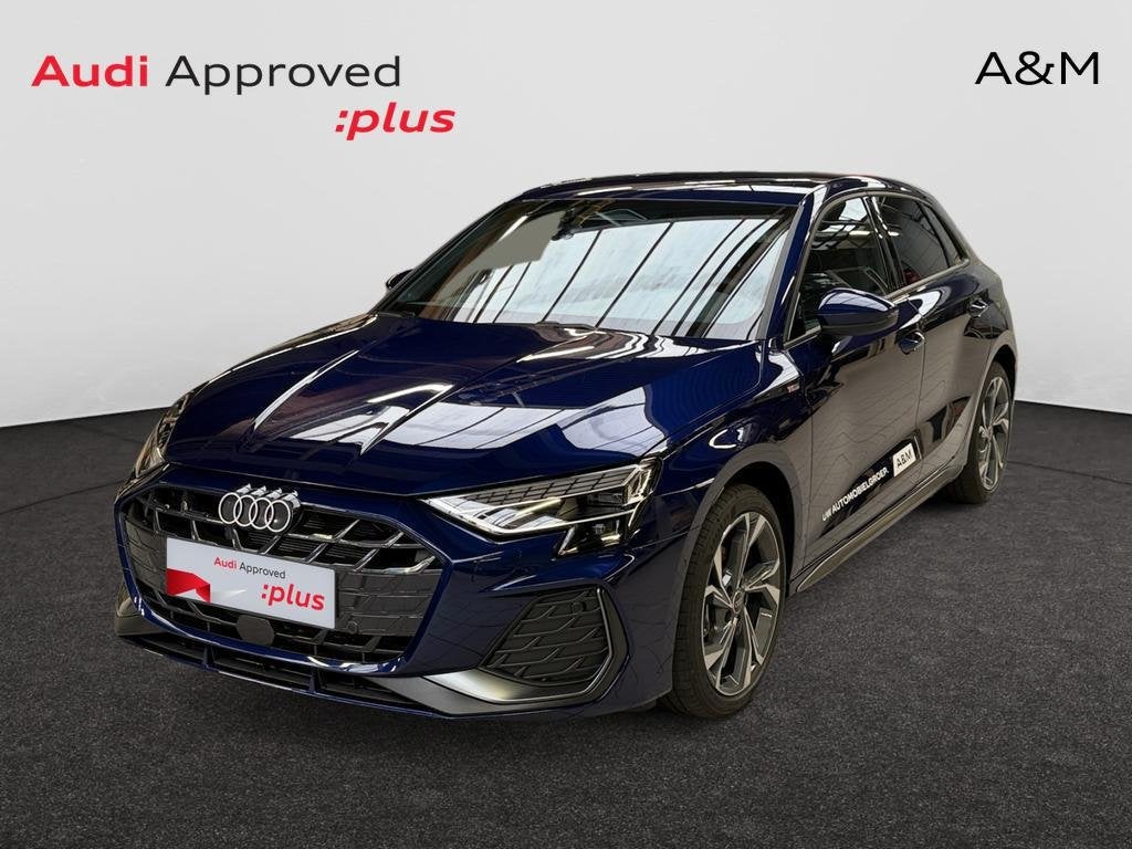 Audi A3 Sportback A3 Sportback 35 TFSI MHEV S line S tronic, Argent ou Gris, Achat, Automatique, https://public.car-pass.be/vhr/3075599f-c387-481a-b983-9af33b176c4c