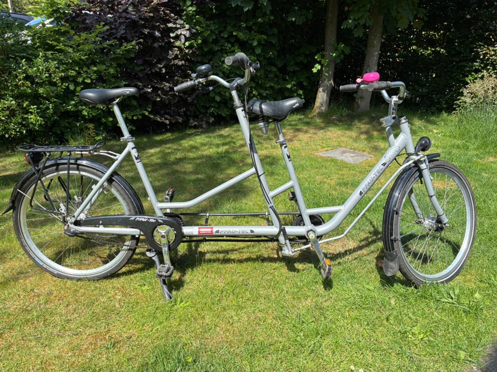 Tandem “Phautec” gemerkte fiets, Ophalen, Minder dan 10 versnellingen, Zo goed als nieuw, 49 tot 53 cm