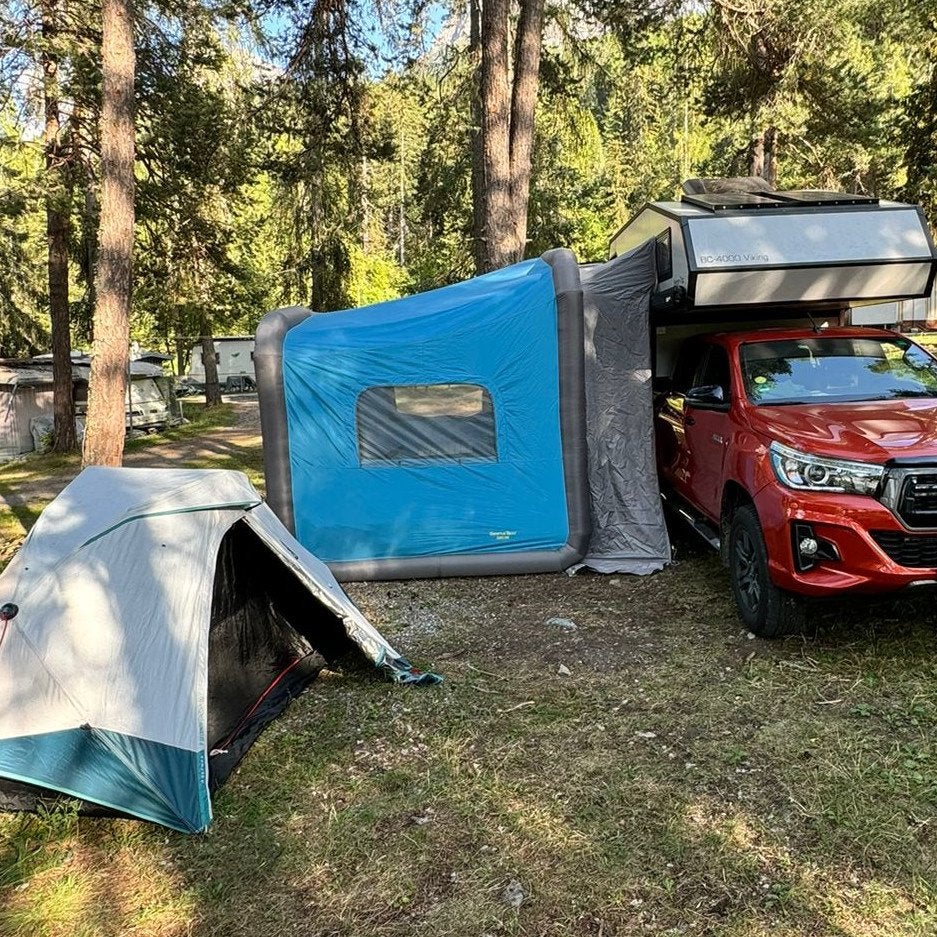 Voortent van GentleTent voor camper, mobilehome of caravan, Particulier