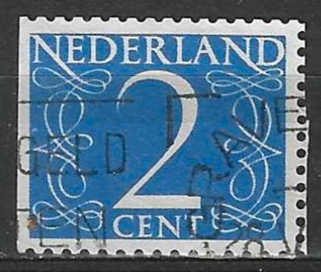 Pays-Bas 1946 - Yvert 458b - Grand numéro - 2 c. (ST), Envoi, Affranchi