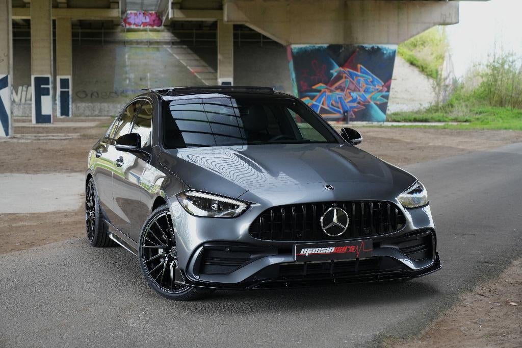 Prachtige Mercedes C180 Berline (AMG-KIT) Vol opties!, Auto's, Mercedes-Benz, 4 cilinders, Leder, Bedrijf, 5 deurs