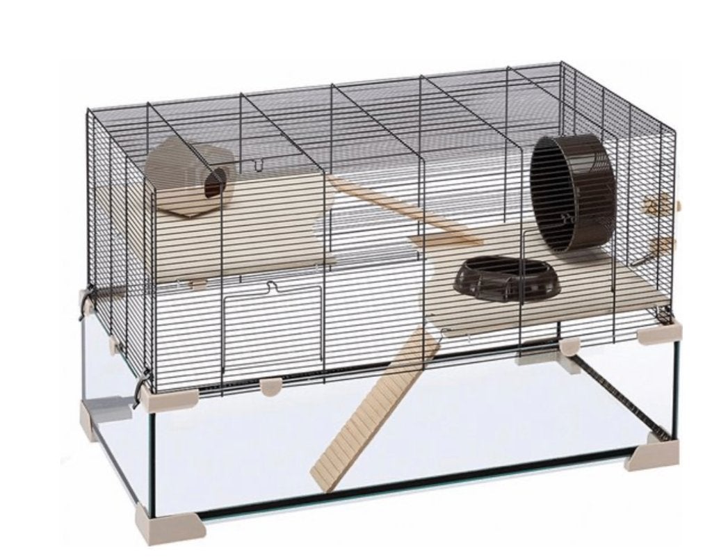 Hamsterkooi + volledige uitzet, Kooi, Zo goed als nieuw, Muis, 75 tot 110 cm