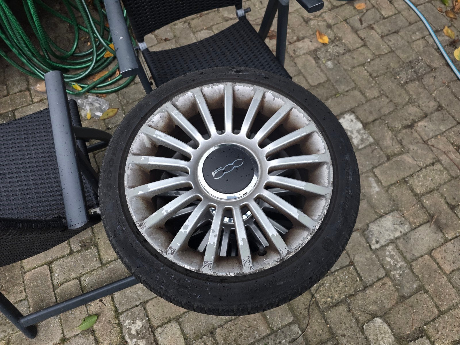 Fiat 500 16 inch, Autos : Pièces & Accessoires, Pneus & Jantes, Enlèvement, 16 pouces, Pneu(s)