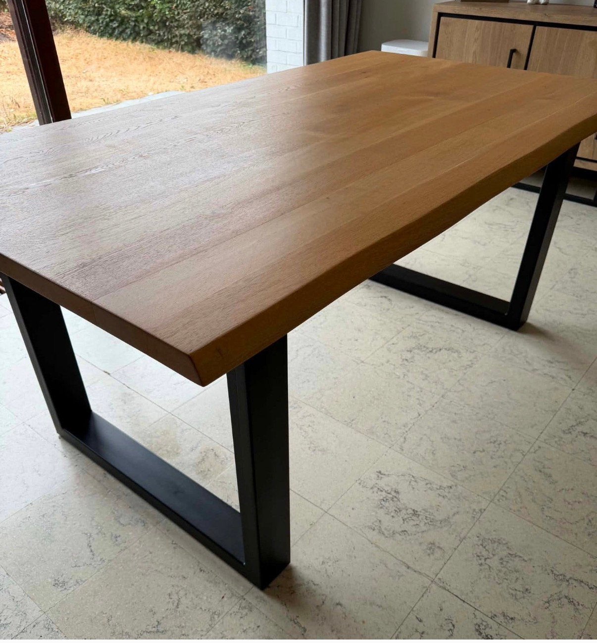 Boomstam tafel, Ophalen, Zo goed als nieuw