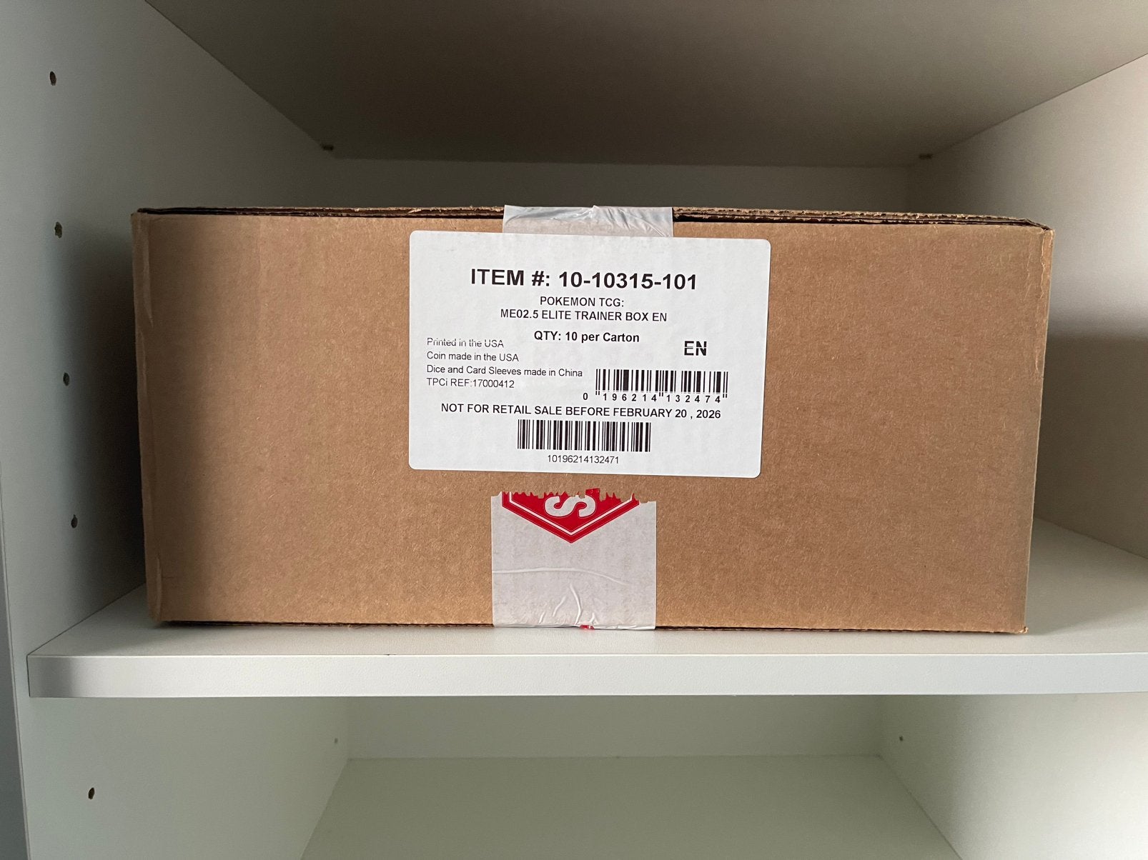 Ascended Heroes ETB Case, Enlèvement, Comme neuf